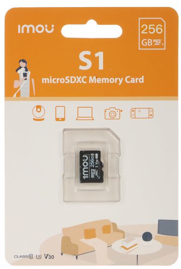 ATMIŅAS KARTE ST2-256-S1 microSD UHS-I, SDXC 256 GB IMOU