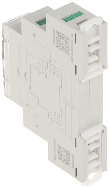 DUAL SMART SWITCH SWITCHBOX-D-DIN/BLEBOX Wi-Fi, 230 V AC