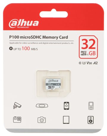 ATMIŅAS KARTE TF-P100/32GB microSD UHS-I, SDHC 32 GB DAHUA