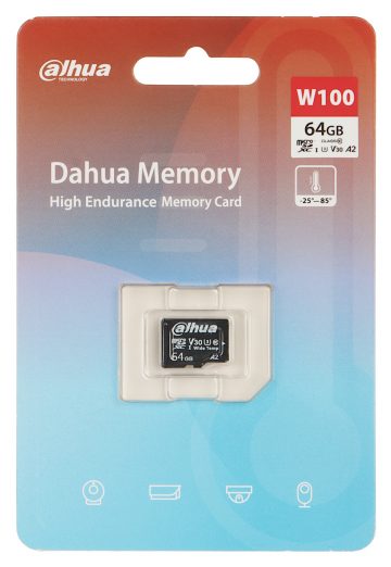 ATMIŅAS KARTE TF-W100-64GB microSD UHS-I, SDXC 64 GB DAHUA