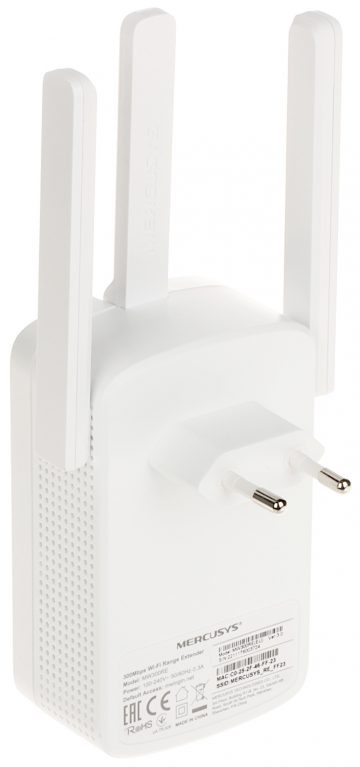 UNIVERSALUS BELAIDIO TINKLO STIPRINTUVAS TL-MERC-MW300RE 300Mbps 2,4GHz TP-LINK / MERCUSYS