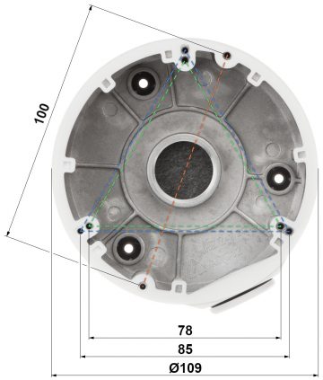 KAMERAS KRONŠTEINS TR-JB03-G-IN UNIVIEW