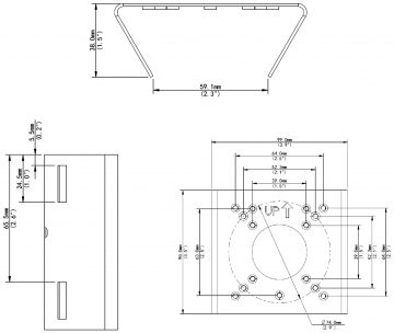 STABA STIPRINĀJUMS TR-UP06-B-IN UNIVIEW