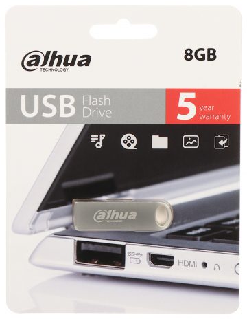 ZIBATMIŅA USB-U106-20-8GB 8 GB USB 2.0 DAHUA