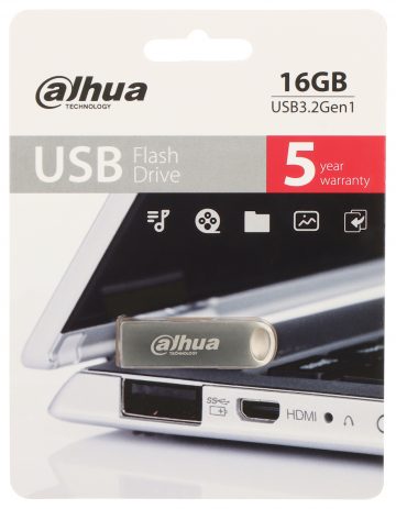 ZIBATMIŅA USB-U106-30-16GB 16 GB USB 3.2 Gen 1 DAHUA ZIBATMIŅA USB-U106-30-16GB 16 GB USB 3.2 Gen 1 DAHUA