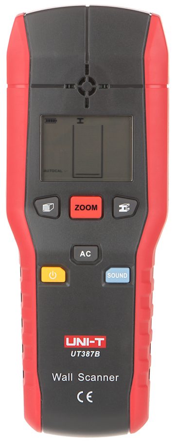 KABEĻU, METĀLA UN KOKA DETEKTORS ZEM SPRIEGUMA UT-387B UNI-T