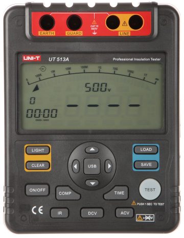 IZOLĀCIJAS PRETESTĪBAS MĒRĪTĀJS UT-513A UNI-T