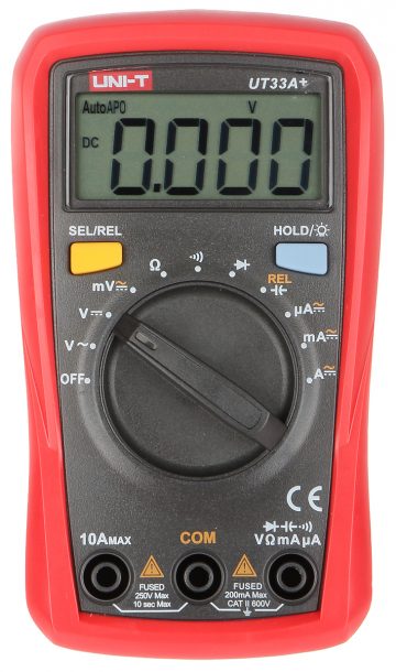 UNIVERSĀLAIS MĒRĪTĀJS UT-33A+ UNI-T