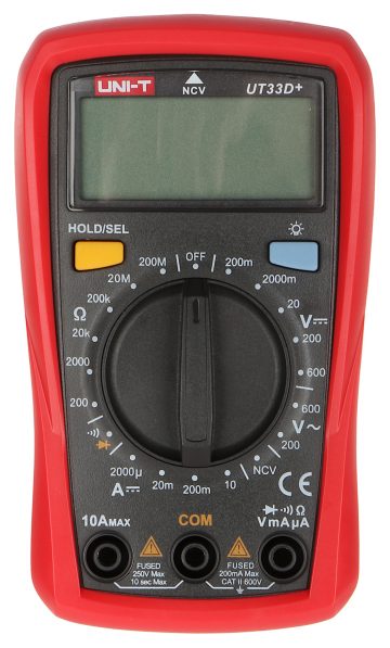 UNIVERSĀLAIS MĒRĪTĀJS UT-33D+ UNI-T