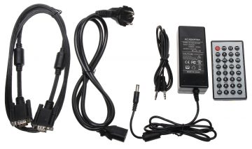MONITORS VGA, 2XVIDEO, HDMI, AUDIO, TĀLVADĪBAS PULTS VMT-176M 17 " VILUX