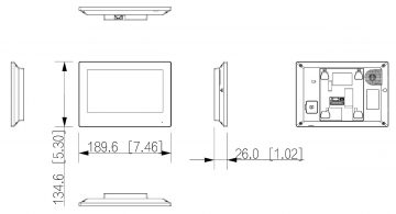 IEKŠĒJAIS PANELIS VTH2622GW-W IP / Wi-Fi / 2-Wire DAHUA