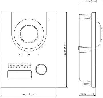 VIDEO DOMOFONS VTO2202F-P DAHUA