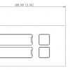 TASTATŪRAS MODULIS VTO4202F-MB2 VTO4202F-P MODULIM DAHUA