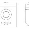 VIDEO DOMOFONS VTO4202FB-P-S2 DAHUA