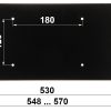 SĀNU MONTĀŽAS PANELIS RACK SKAPJIEM ZMB-1-800