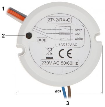 BEZVADU SISTĒMAS UZTVĒRĒJS ZP-2/RX-O