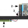 ENERGOAPGĀDES AVOTS RACK ZR12-150/LZ-16/POL 12 V DC 12.5 A