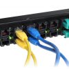 8-PORTU PANELIS AR STRĀVAS ADAPTERI ZR48-158/POE-8 48 V DC 3.3 A