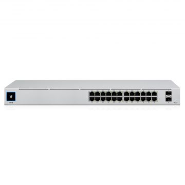 Switch|UBIQUITI|USW-24-POE|Type L2|Desktop/pedestal|Rack|24x10Base-T / 100Base-TX / 1000Base-T|2xSFP|PoE+ ports 16|95 Watts|USW-24-POE
