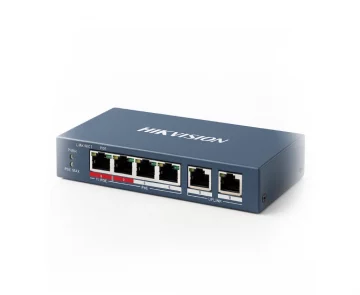 4 Portu Fast Ethernet Nepārvaldīts PoE Komutators DS-3E0106HP-E 4 Portu Fast Ethernet Nepārvaldīts PoE Komutators DS-3E0106HP-E