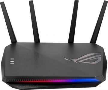Wireless Router|ASUS|Wireless Router|5400 Mbps|Wi-Fi 6|USB 3.2|1 WAN|4×10/100/1000M|Number of antennas 4|GS-AX5400