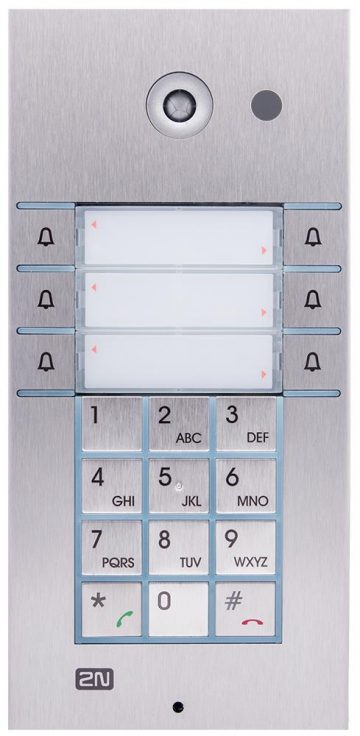 Основной блок панели вызова IP VARIO/3X2 с кулачковым механизмом 9137161CKU 2N