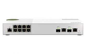 Lüliti|QNAP|QSW-M2108-2C|Tüüp L2|Töölaud/pjedestaal|2x10/100/1000BASE-T/SFP kombinatsioon|QSW-M2108-2C