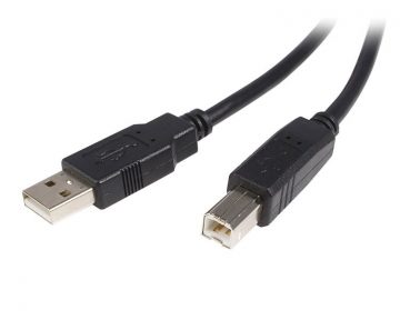 USB A-B 5m kabelis (Lietots, bez iepakojuma)USB A-B 3m kabelis (Lietots, bez iepakojuma)