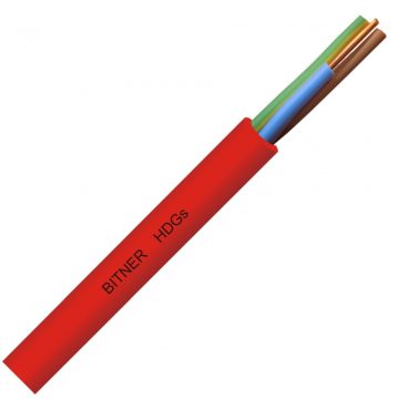 500m-HDGs(zo) 3×1,5 300/500V FE180 PH120 E30-E90 kabelis, sarkans, Bitner (B52051-500)