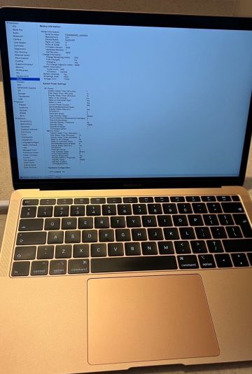 Apple MacBook Air 13,3″ Gold (lietots)