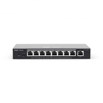 Lüliti|RUIJIE|Tüüp L2|9x10Base-T / 100Base-TX / 1000Base-T|PoE+ port 8|RG-ES209GC-P Lüliti|RUIJIE|Tüüp L2|9x10Base-T / 100Base-TX / 1000Base-T|PoE+ port 8|RG-ES209GC-P