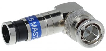 Угловой компрессионный штекер BNC-WK/ZAC-RG6 Угловой компрессионный штекер BNC-WK/ZAC-RG6
