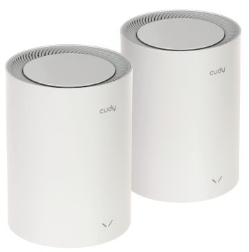 WI-FI MĀJAS SISTĒMA CUDY-M1800/2 Wi-Fi 6, 2.4 GHz, 5 GHz, 574 Mbps + 1201 Mbps