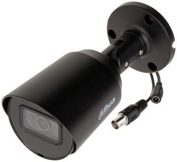 DAHUA HAC-HFW1200T-0280B-BLACK-S5 2.1MP AHD kamera ar motorizētu varifokālo objektīvu melna