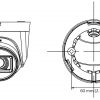 Hikvision DS-2CE76H0T-ITPF 5MP Turret AHD/TurboHD/TVI/CVI kamera Smart IR