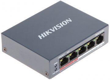SWITCH POE DS-3E0105P-E/M(B) 4-PORTU HikvisionSWITCH POE DS-3E0105P-E/M(B) 4-PORTU Hikvision