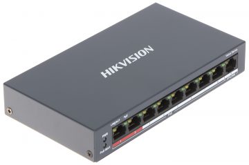 SWITCH POE DS-3E0109P-E/M(B) 8-PORTU HikvisionSWITCH POE DS-3E0109P-E/M(B) 8-PORTU Hikvision