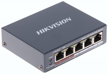 SWITCH POE DS-3E1105P-EI-V2 4-PORTU HikvisionSWITCH POE DS-3E1105P-EI-V2 4-PORTU Hikvision