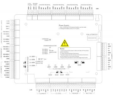 Контроллер Hikvision DS-K2604T (для четырёх дверей)