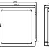 Tukšs modulis Hikvision DS-KD-BK