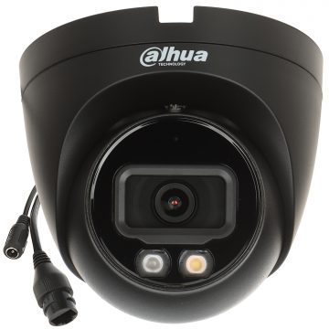 DAHUA IPC-HDW2449T-S-IL-0280B-BLACK 4MP kupolinė IP kamera WizSense su motorizuotu Varifocal objektyvu juodu