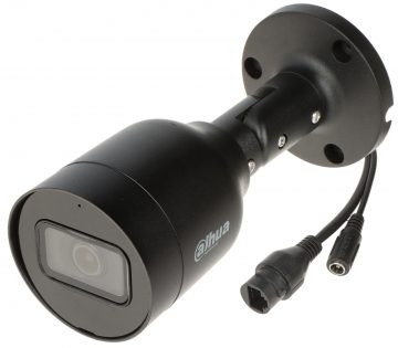 DAHUA IPC-HFW1530S-0280B-S6-BLACK 5MP IP kamera ar motorizētu varifokālo objektīvu melna
