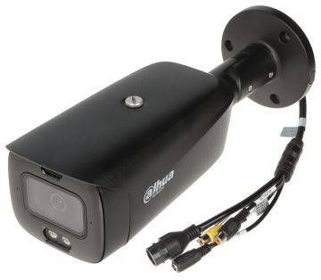 DAHUA IPC-HFW3549T1-AS-PV-0280B-S4-BLACK 5MP IP kamera AI ar motorizētu varifokālo objektīvu melna