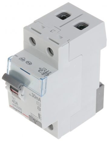 RESIDUAL CURRENT CIRCUIT BREAKER LE-411510 SINGLE PHASE, TYPE AC 30 mA 40 A LEGRAND