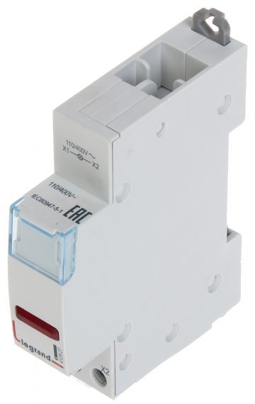 Светодиодный индикатор LE-412927 для установки на DIN-рейку (TS-35) LEGRAND