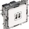 UZLĀDES LIGZDA LE-764594 Niloe 2 USB PORTI 2.4A/5V LEGRAND