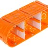 TRIPLE-LAYER FLUSH-MOUNTED BOX M-3X60-F SIMET