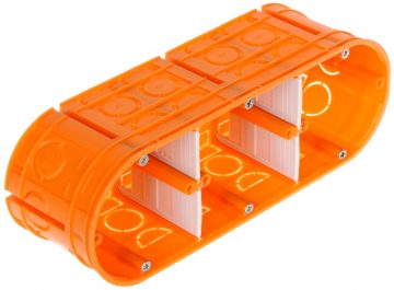 TRIPLE-LAYER FLUSH-MOUNTED BOX M-3X60-F SIMET