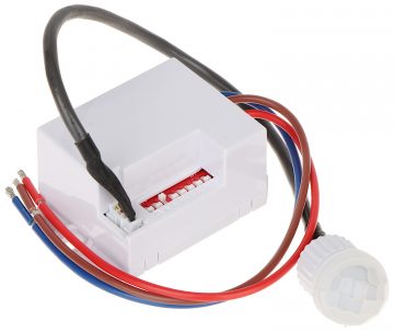 SENSORS PIR MD-15B7 AC 230V APGAISMOJUMA KONTROLEI EL HOME
