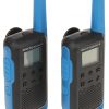 2 PMR RADIOTELEFONU KOMPLEKTS MOTOROLA-T62/BLUE 446.1 MHz ... 446.2 MHz